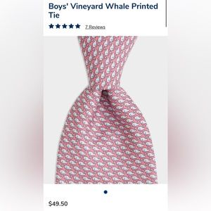 Boys' Vineyard Whale Printed Tie